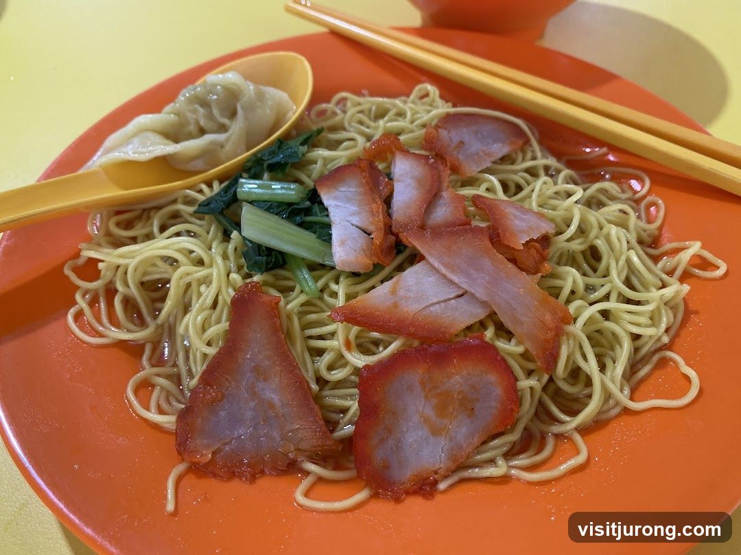 Noodles with Char Siu and Wonton
