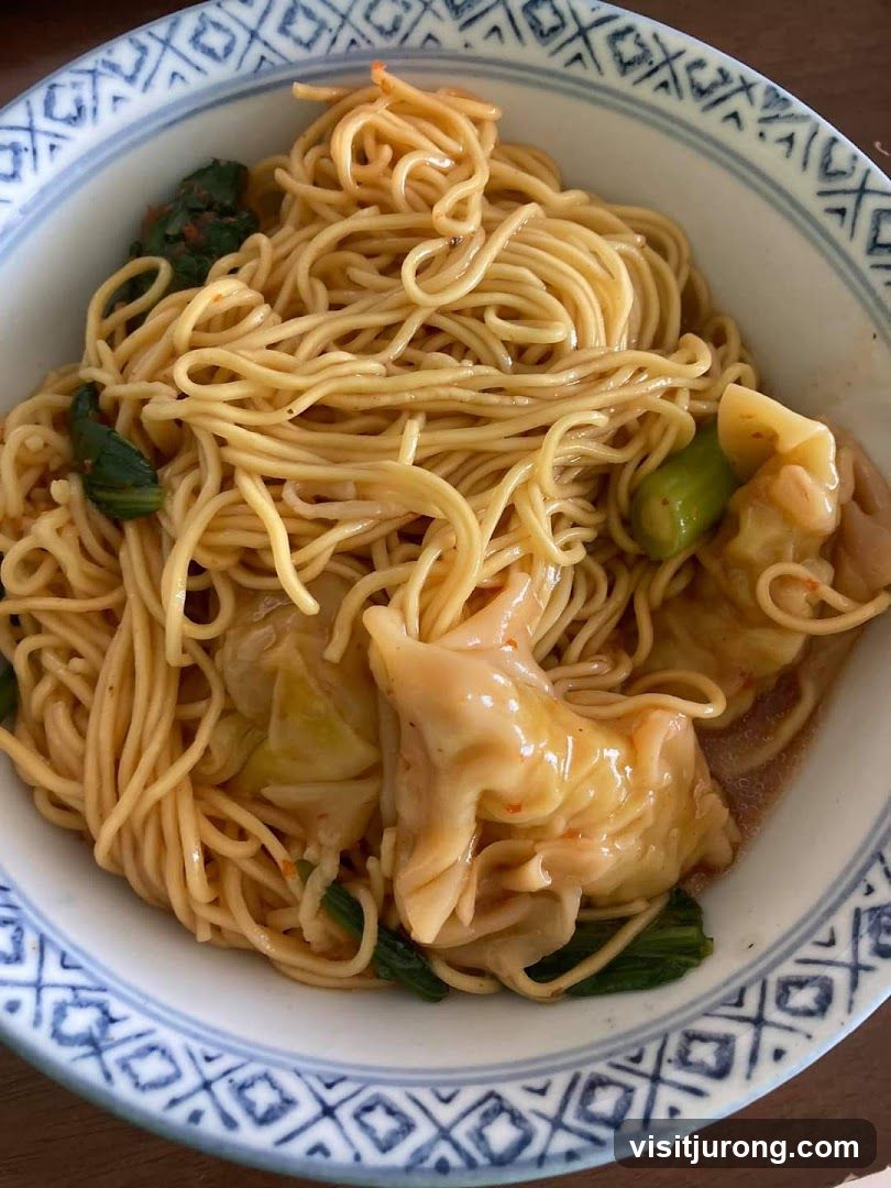 Noodles with Wontons