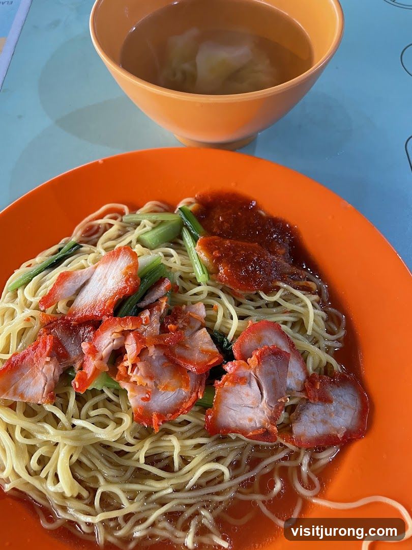 Noodles with Char Siu and Wonton Soup
