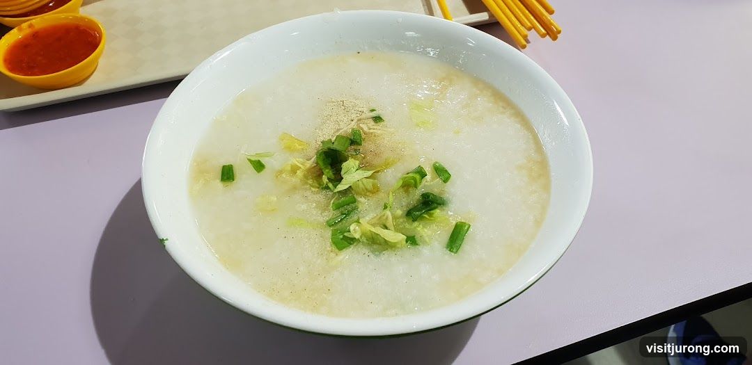Congee with toppings