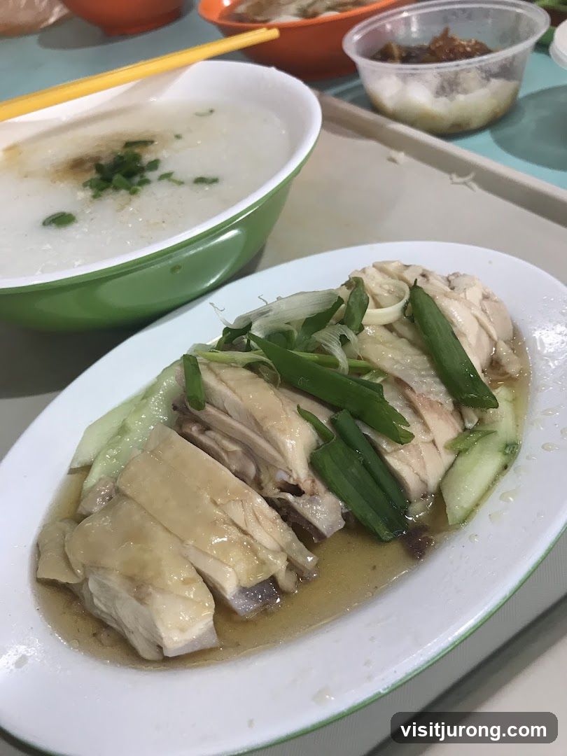 Hainanese Chicken Rice and Congee
