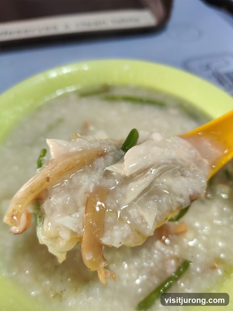 Congee with Shredded Chicken