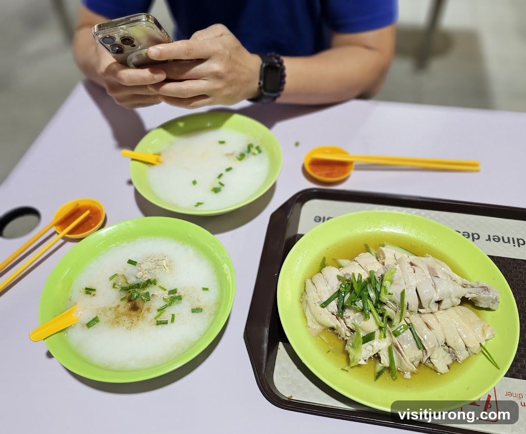 Hainanese Chicken Rice and Congee