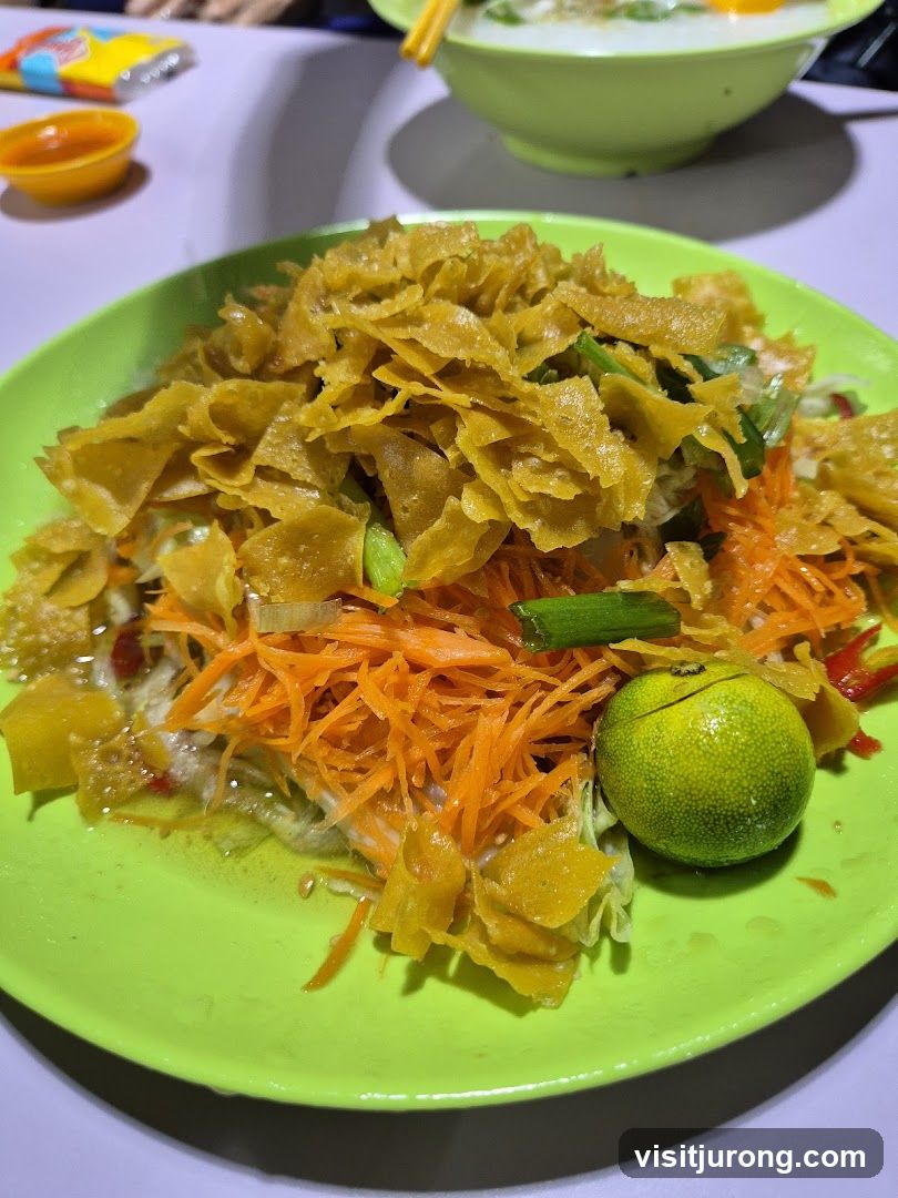 Salad with Crispy Wontons