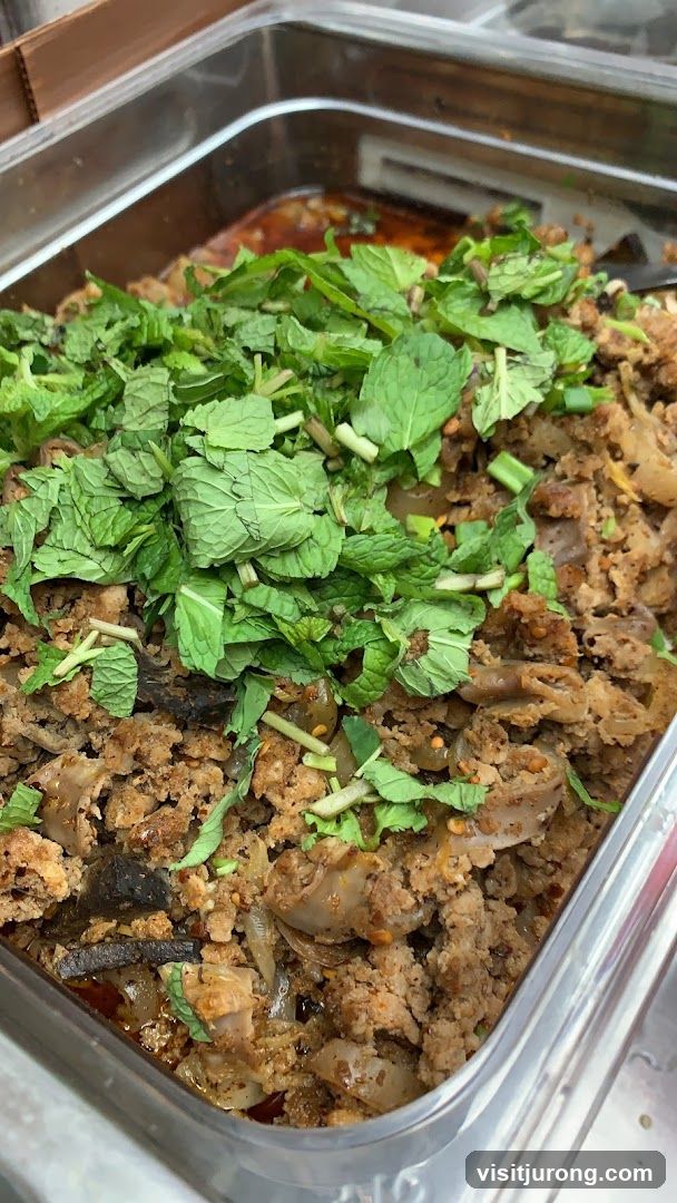 Minced Meat Dish with Mint