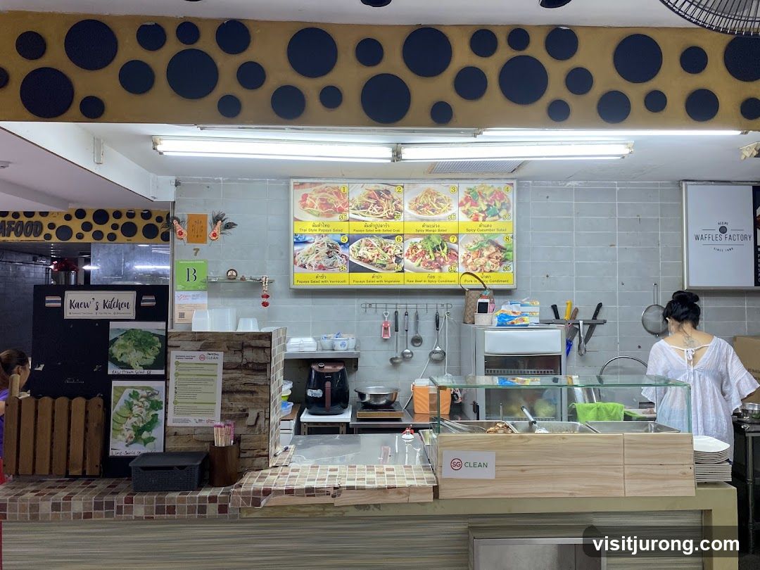 Restaurant Kitchen and Counter