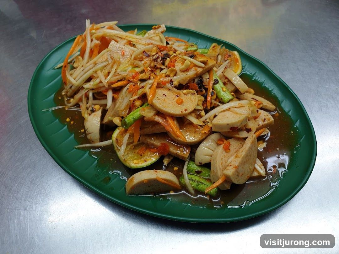 Papaya Salad with Sausage