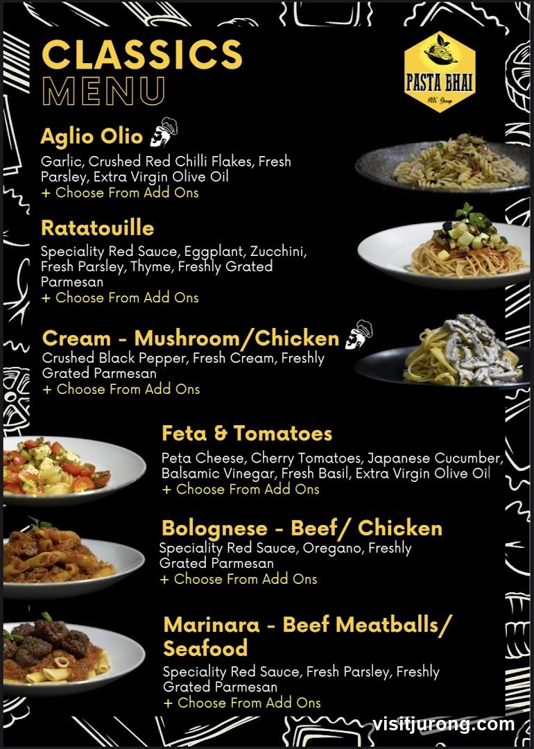Classics Menu