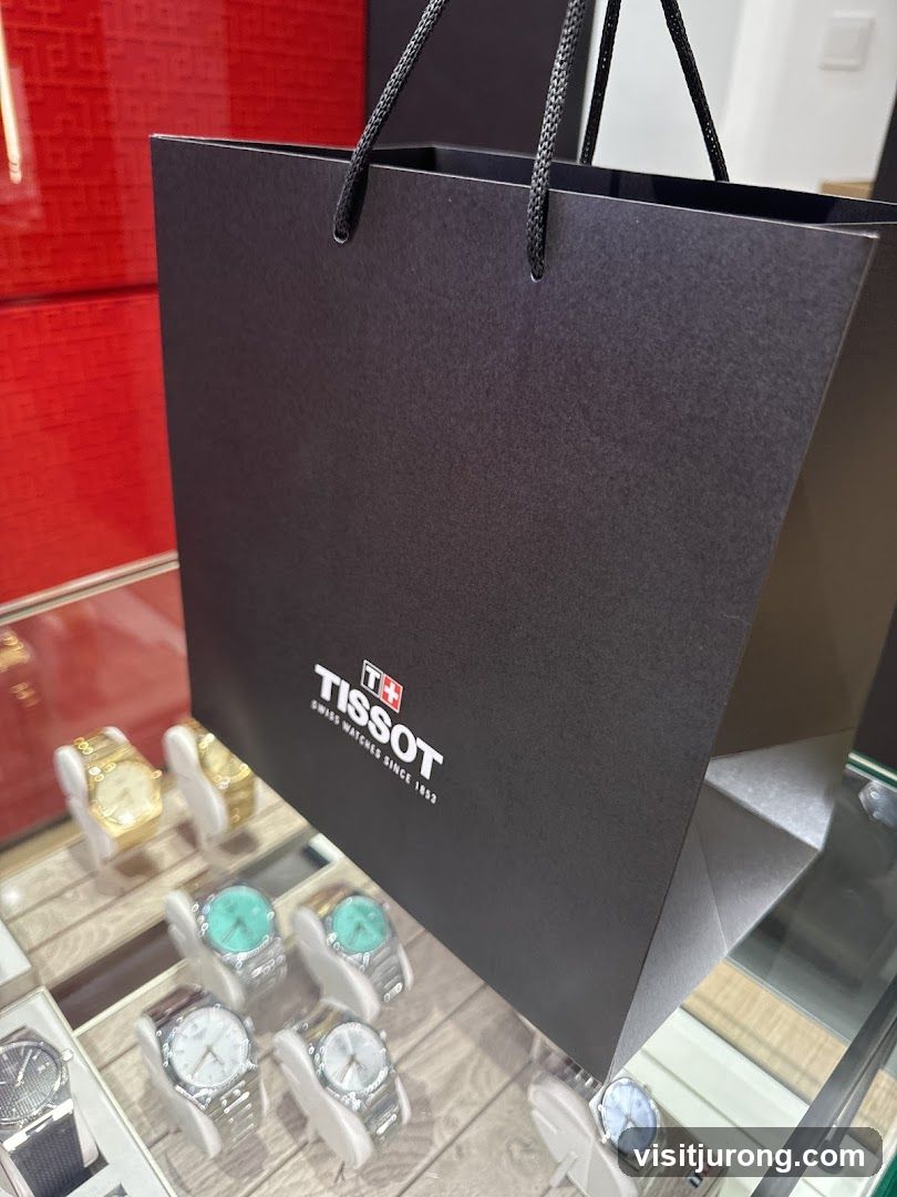 Tissot Shopping Bag and Watches