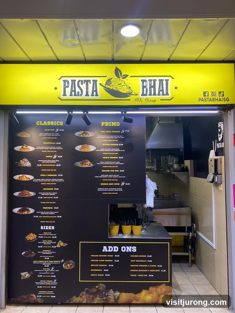 Pasta Bhai Menu