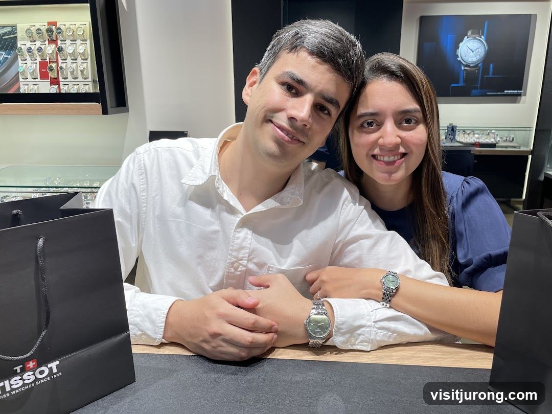 Couple in a Watch Store