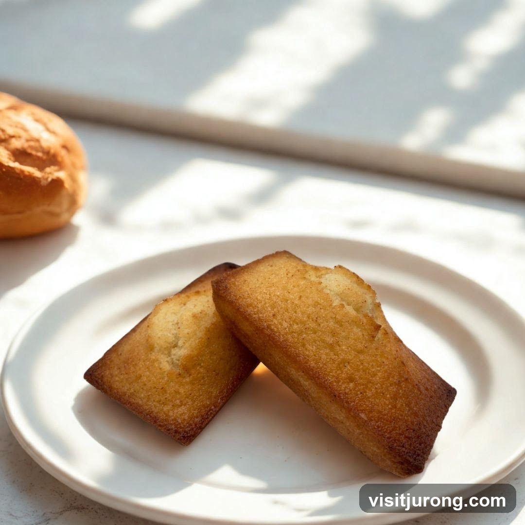 Two Financiers on a Plate