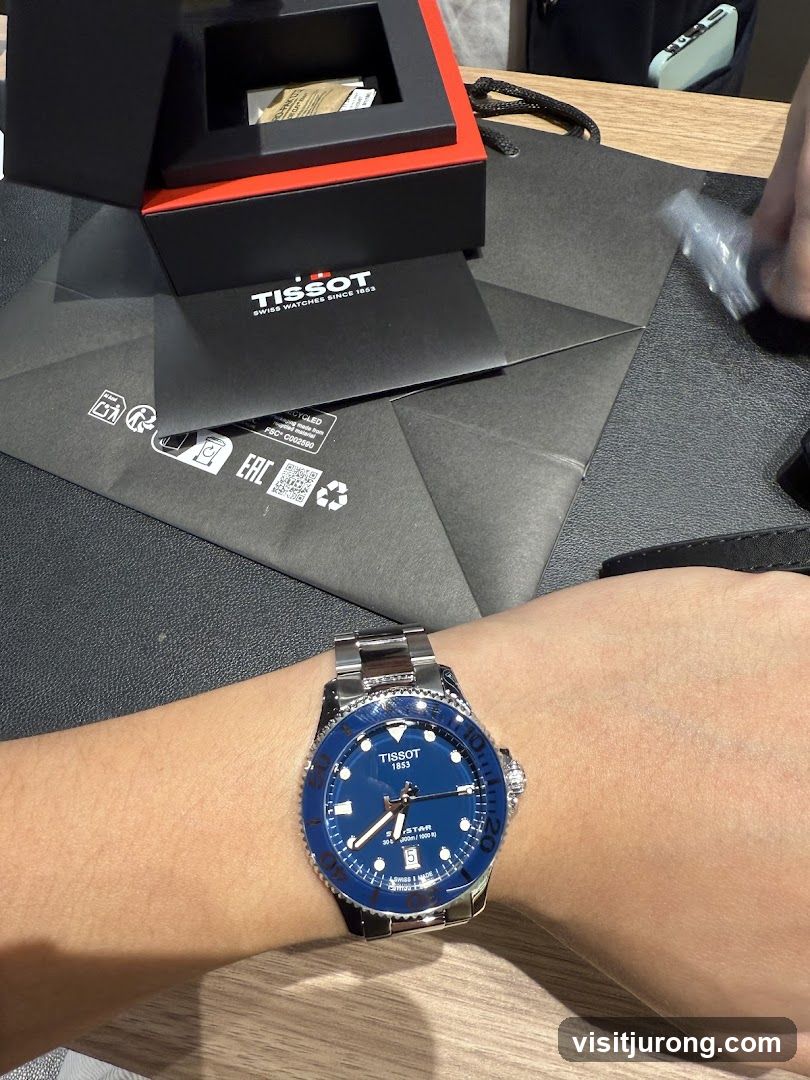 Tissot Watch on Wrist