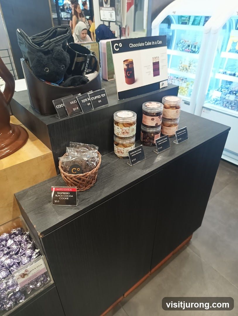 Display of Cookies and Merchandise