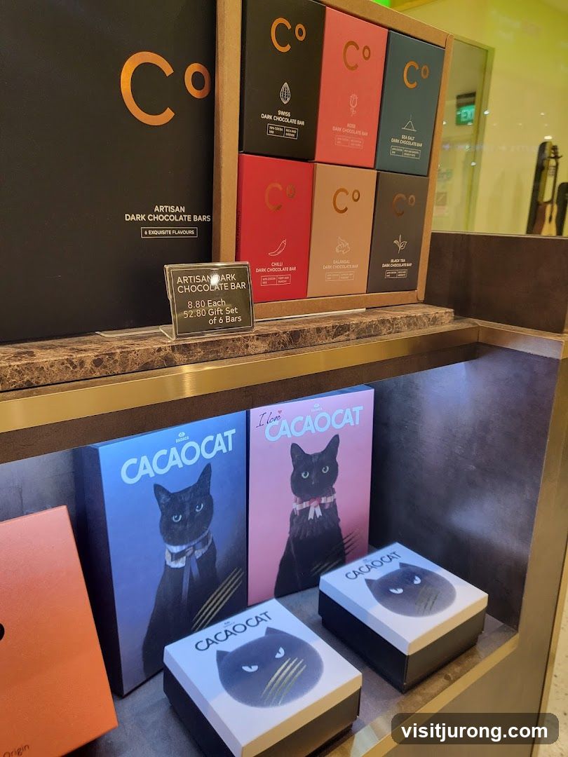 Artisan Chocolate Bars Display