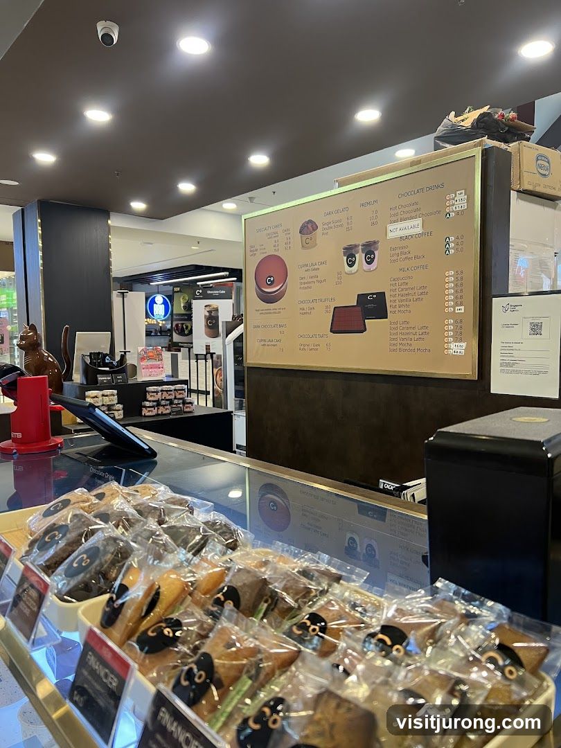 Dessert Display and Menu