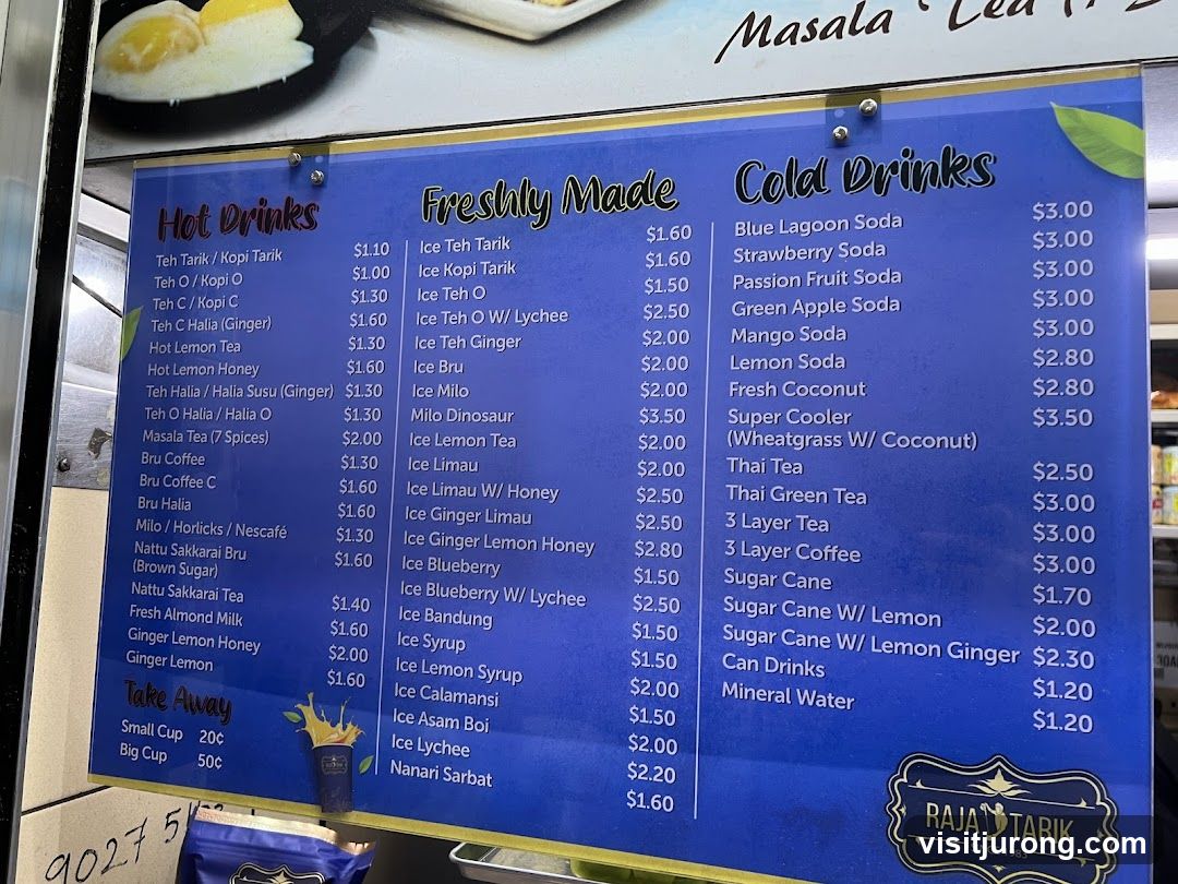 Raja Tarik Menu