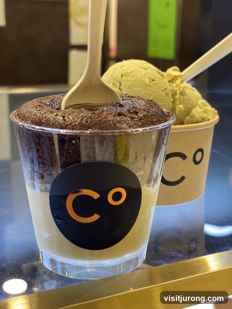 Dessert with Ice Cream
