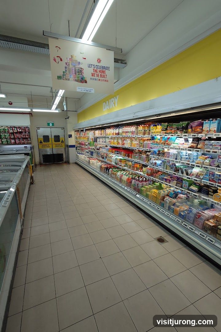 Supermarket Dairy Aisle