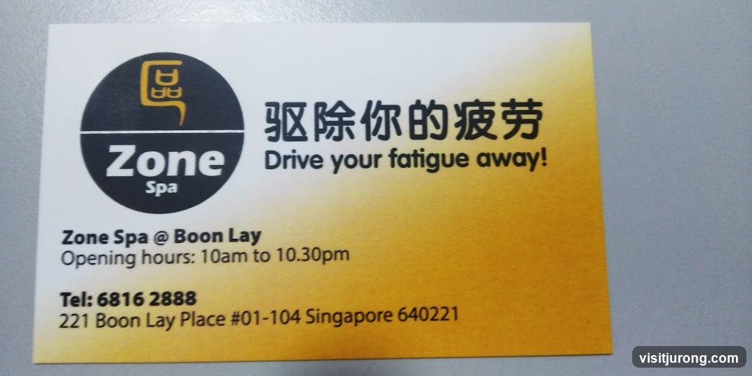 Zone Spa Business Card
