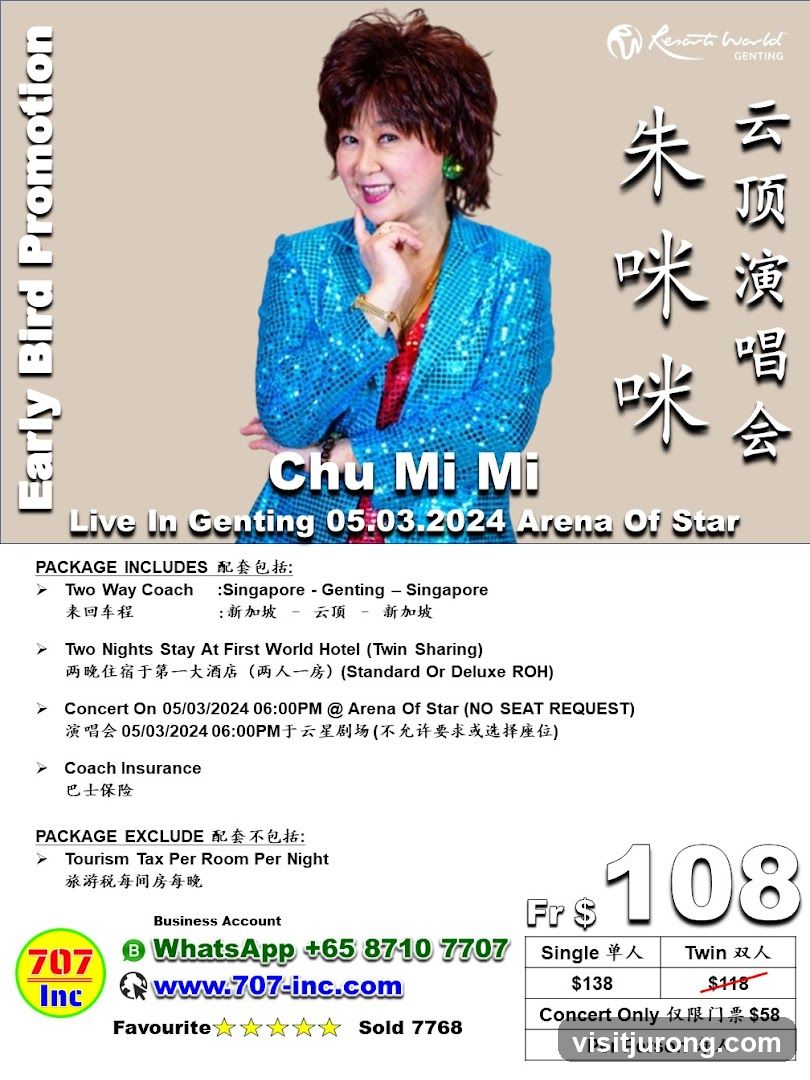 Chu Mi Mi Live In Genting Concert Promotion