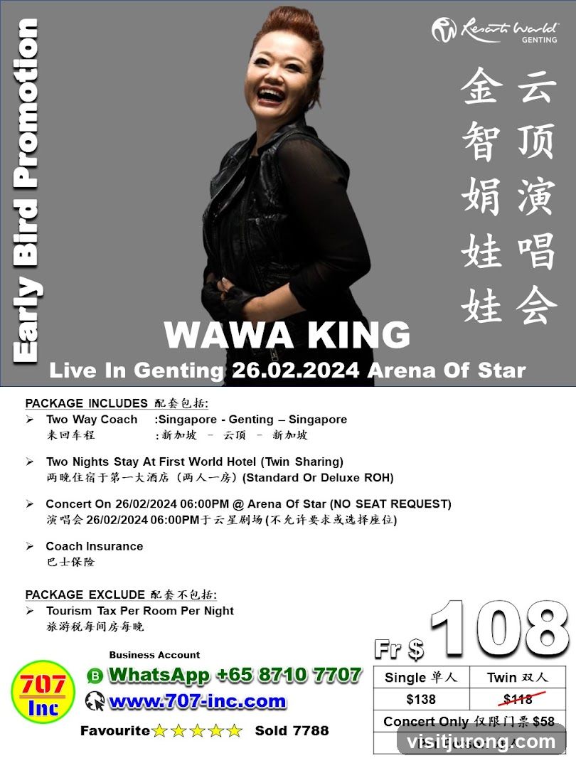 Wawa King Live in Genting Concert Promotion