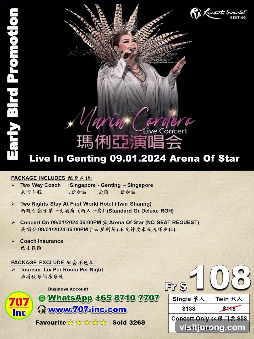 Maria Cordera Live Concert Promotion