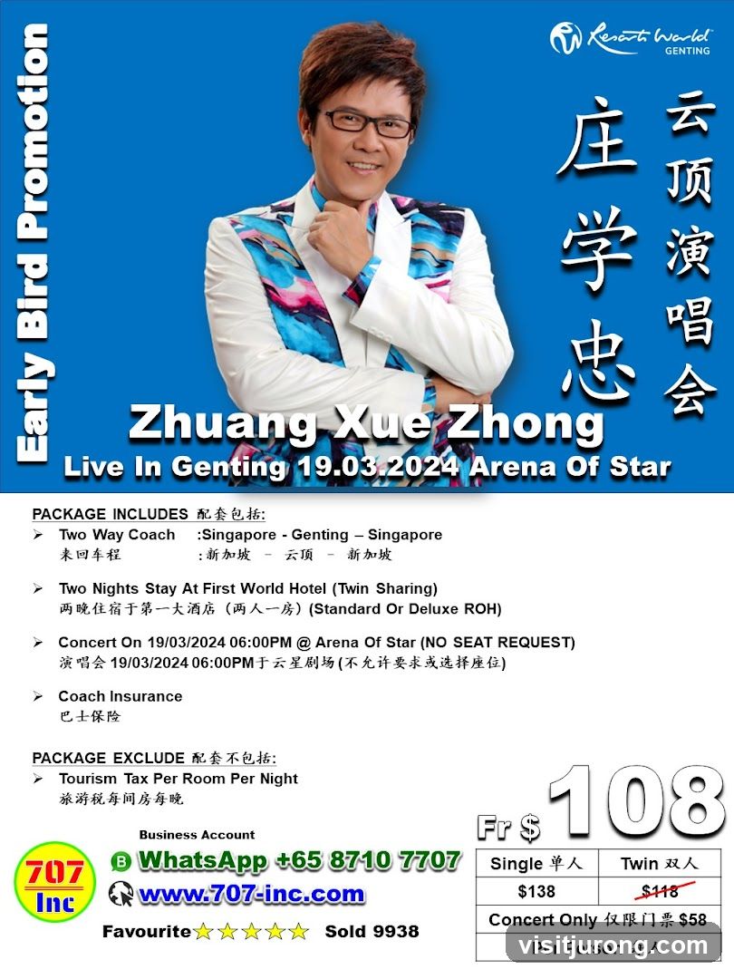 Zhuang Xue Zhong Live In Genting Concert Promotion