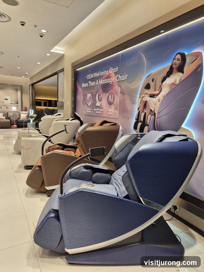 Massage Chairs Display