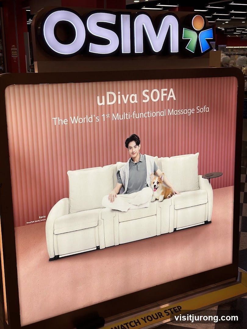 OSIM uDiva SOFA Advertisement