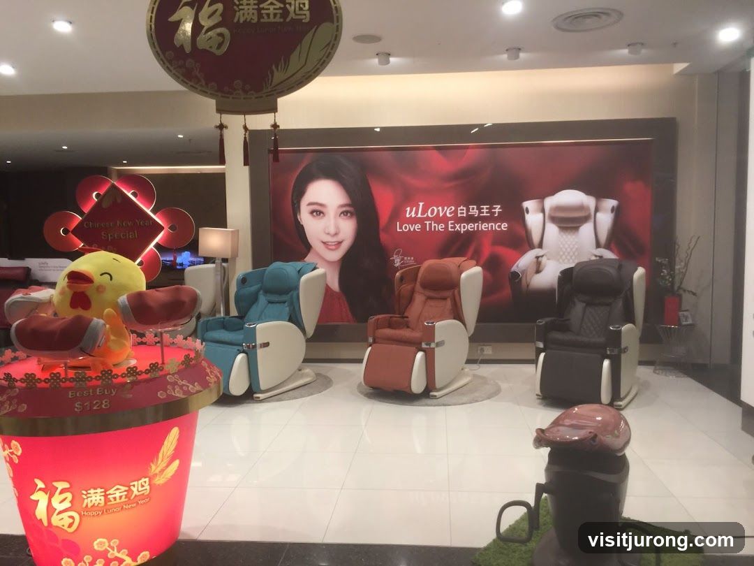 Massage Chairs Display