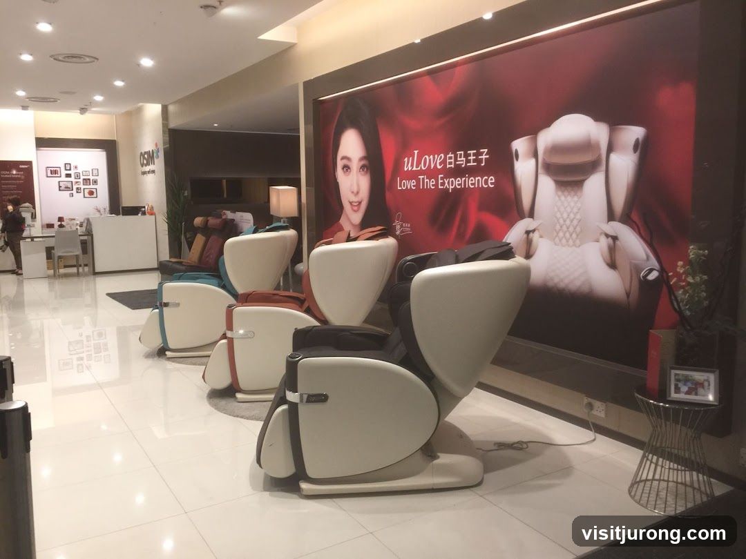 Massage Chairs Display