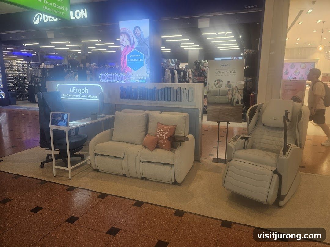 Massage Chair and Sofa Display