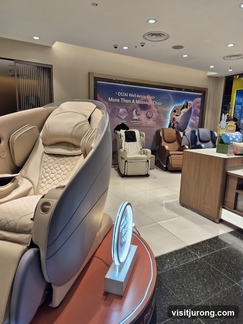 Massage Chairs Display