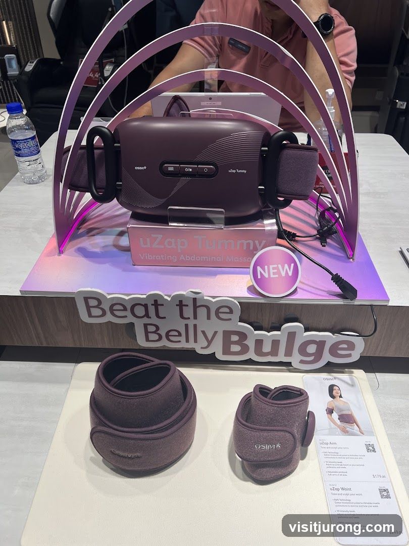 uZap Tummy Vibrating Abdominal Massager