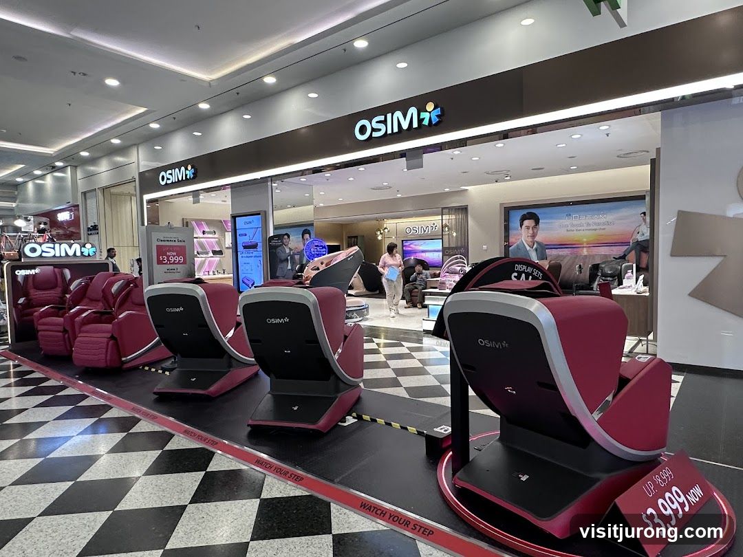 OSIM Massage Chairs Display