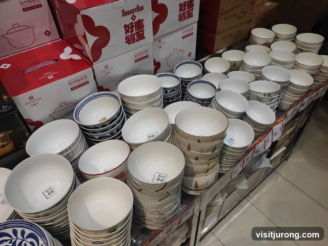 Bowls and ceramic pots