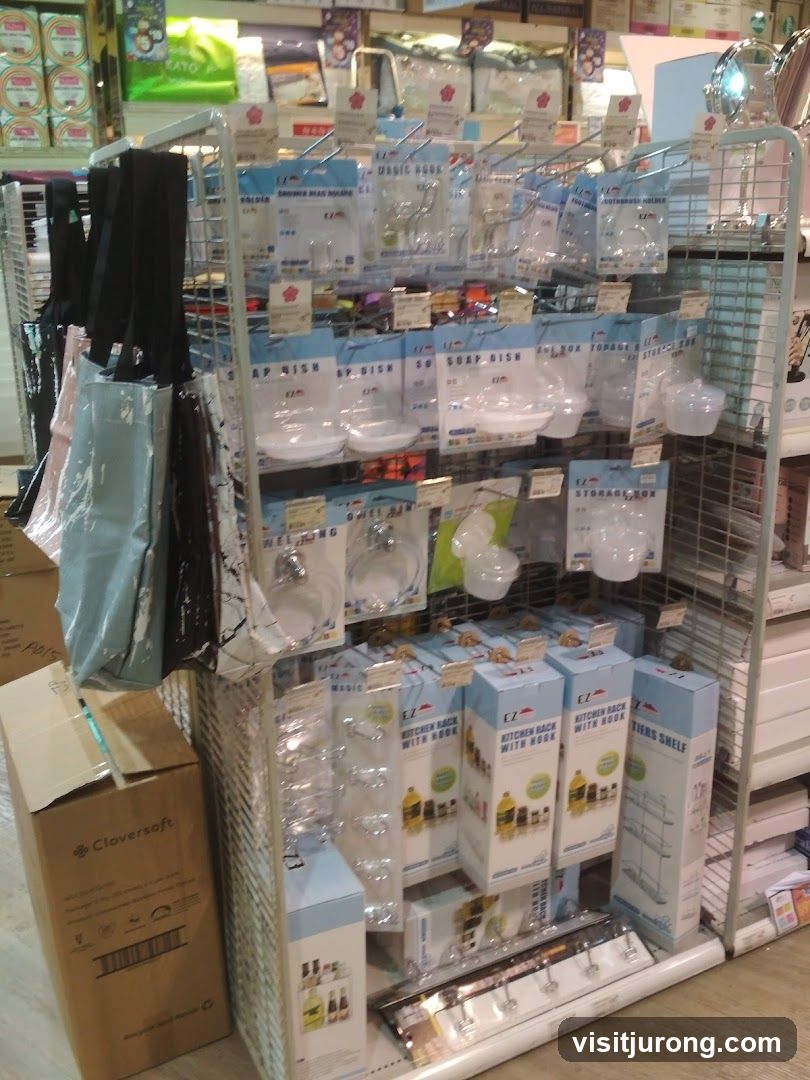 Home Organization Products Display