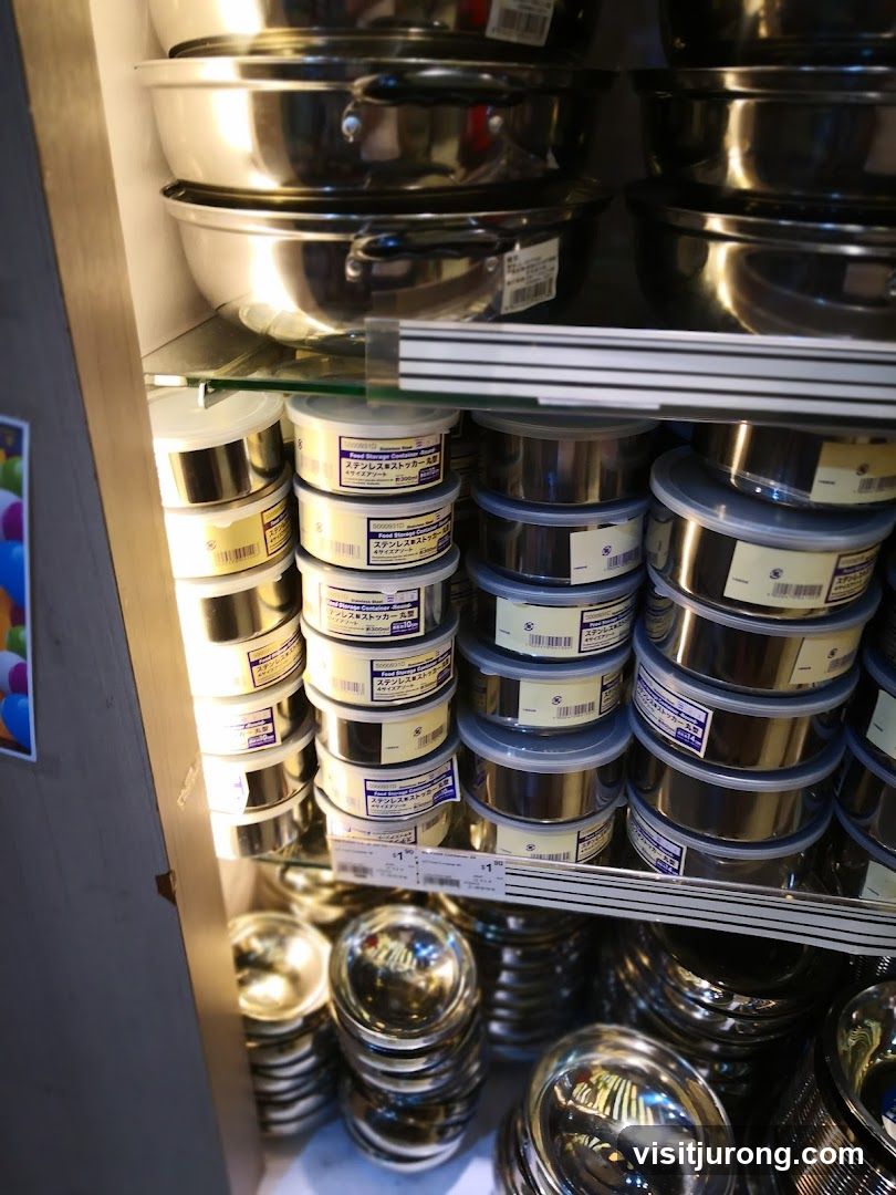 Stainless Steel Food Containers and Pots