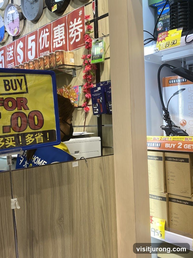 Store Display with Promotions