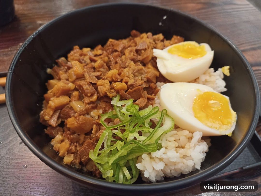 Braised Pork Rice with Egg