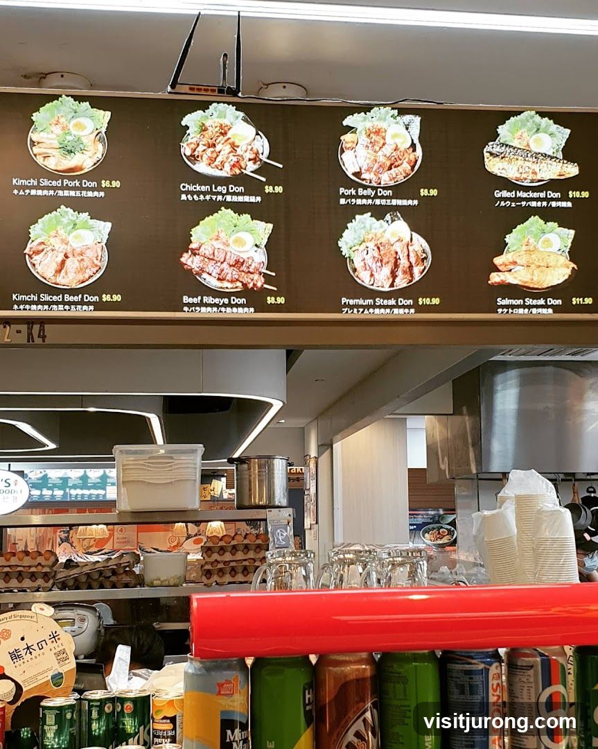 Donburi Menu