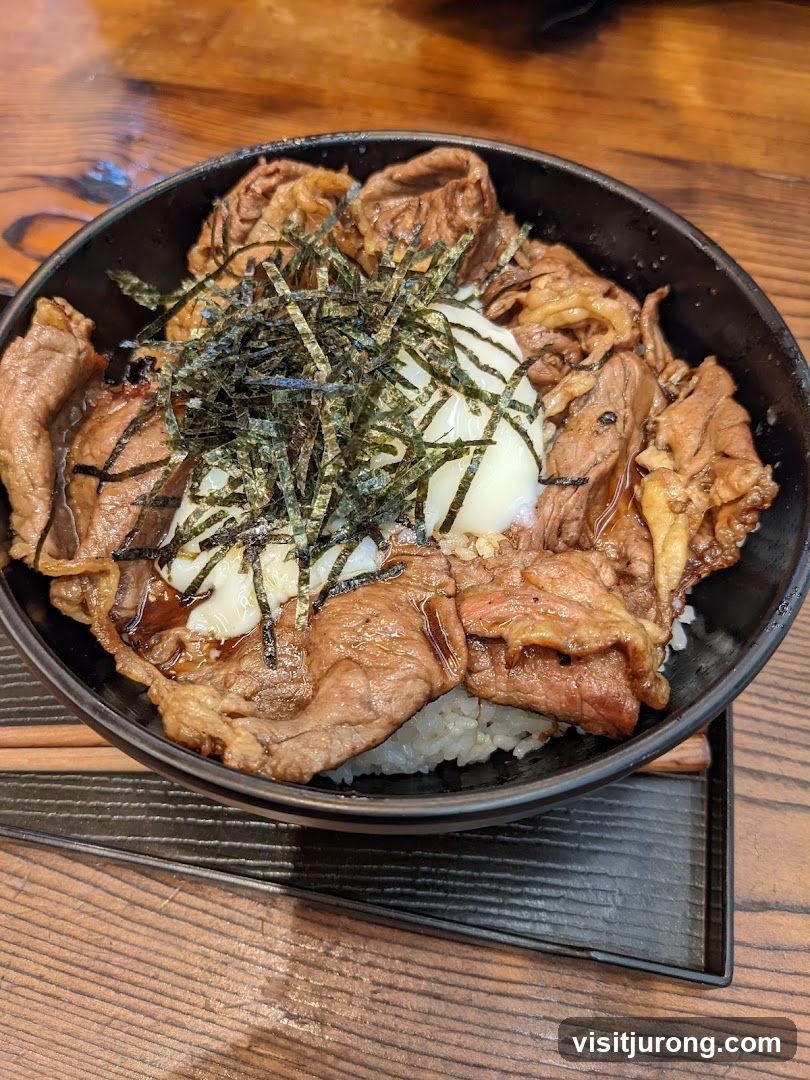 Beef and Egg Rice Bowl