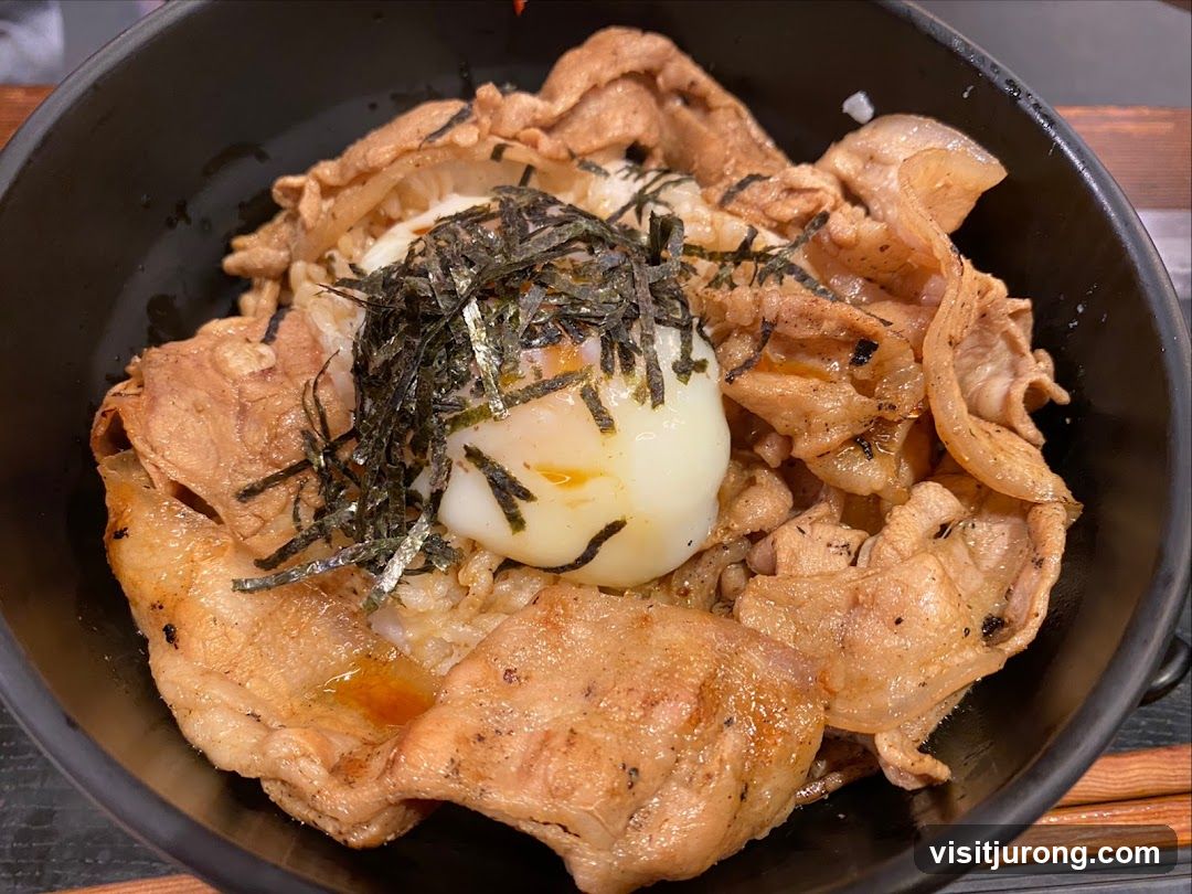 Pork and Egg Rice Bowl