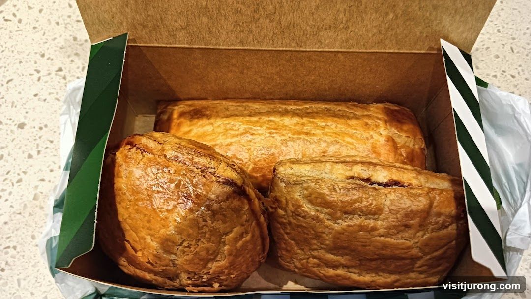 Three Pastries in a Box