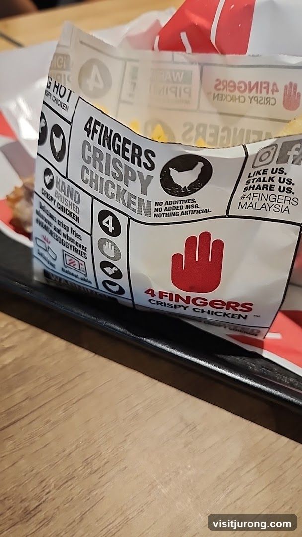 4FINGERS Crispy Chicken Packaging