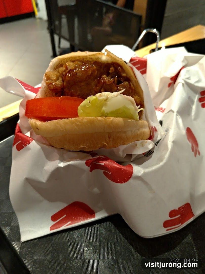 Burger with Tomato and Lettuce