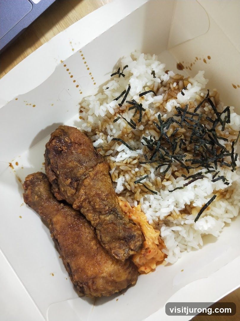 Fried Chicken and Rice
