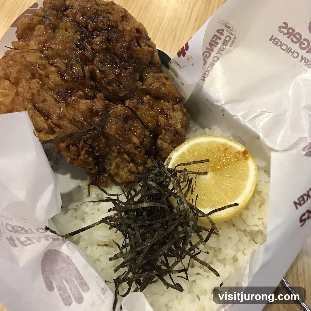 Crispy Chicken Rice Bowl