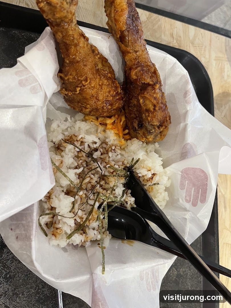 Fried Chicken and Rice